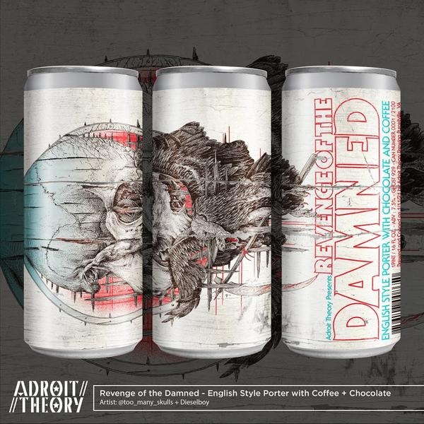 Adroit Theory REVENGE OF THE DAMNED 7,5% Chocolate Porter 47,3cl Can