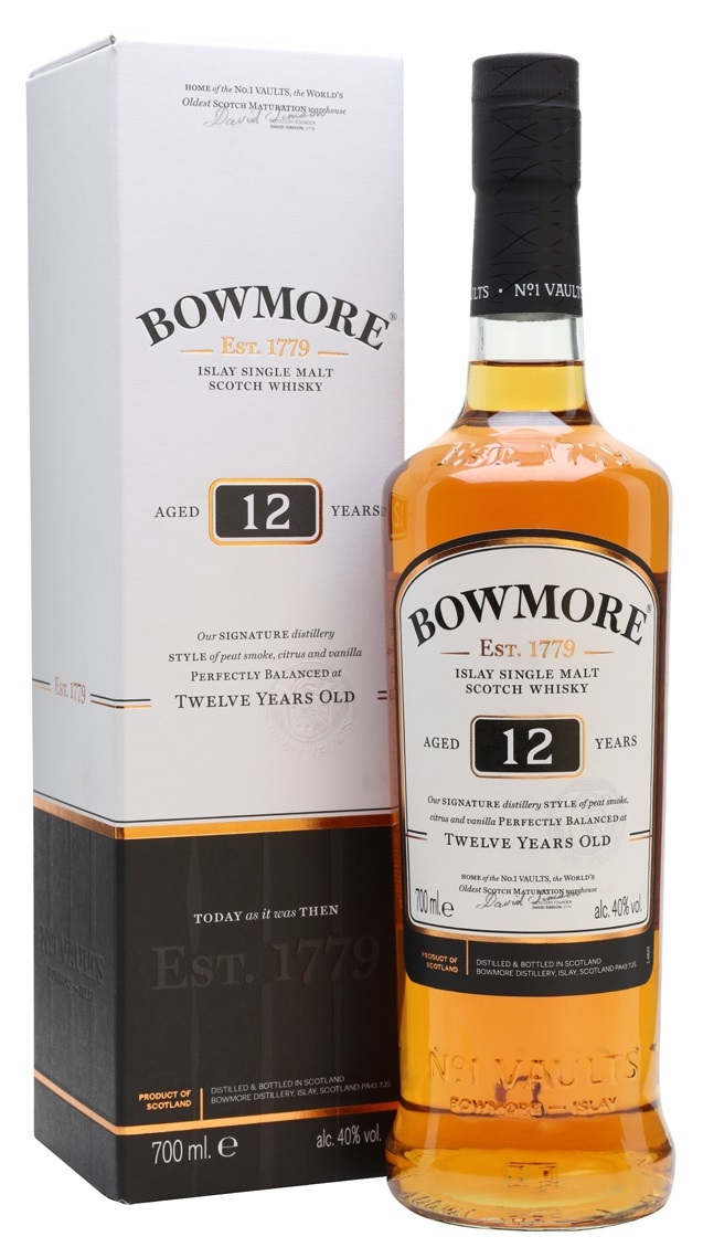 BOWMORE 12YO 40% Islay Whisky 70CL