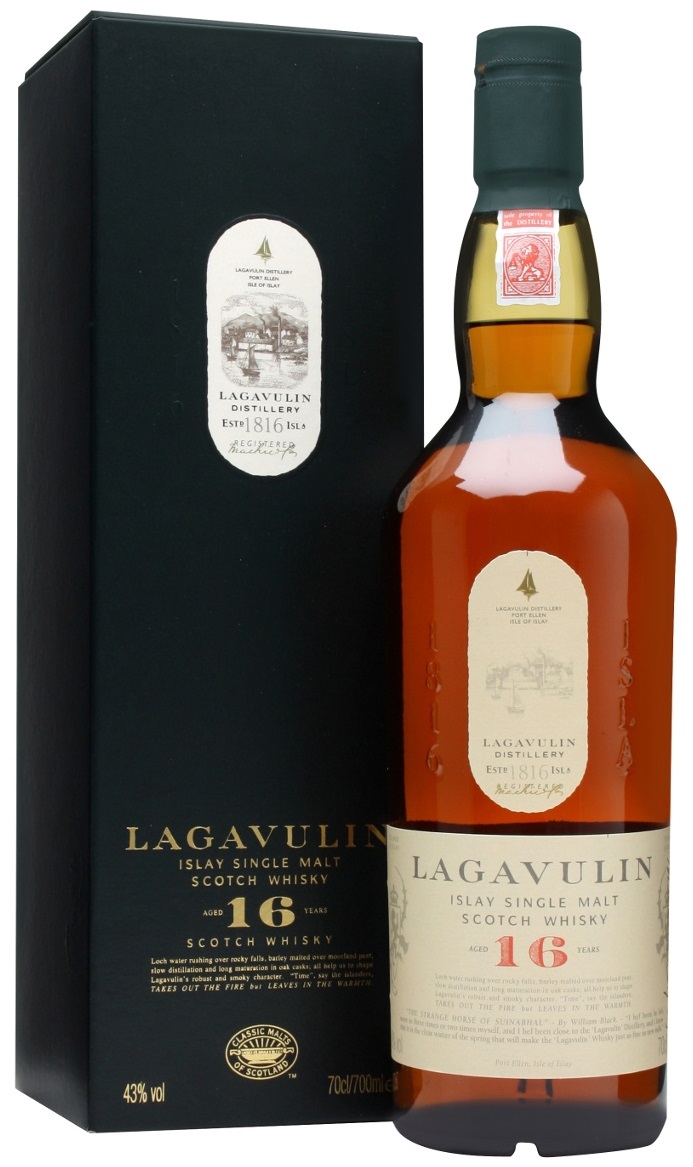 LAGAVULIN MALT whisky 16YO 40% 70CL