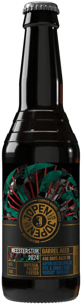 Jopen MEESTERSTUK 2024 RYE SINGLE MALT WHISKY BARRELS 14% Imperial Pastry Porter 33cl