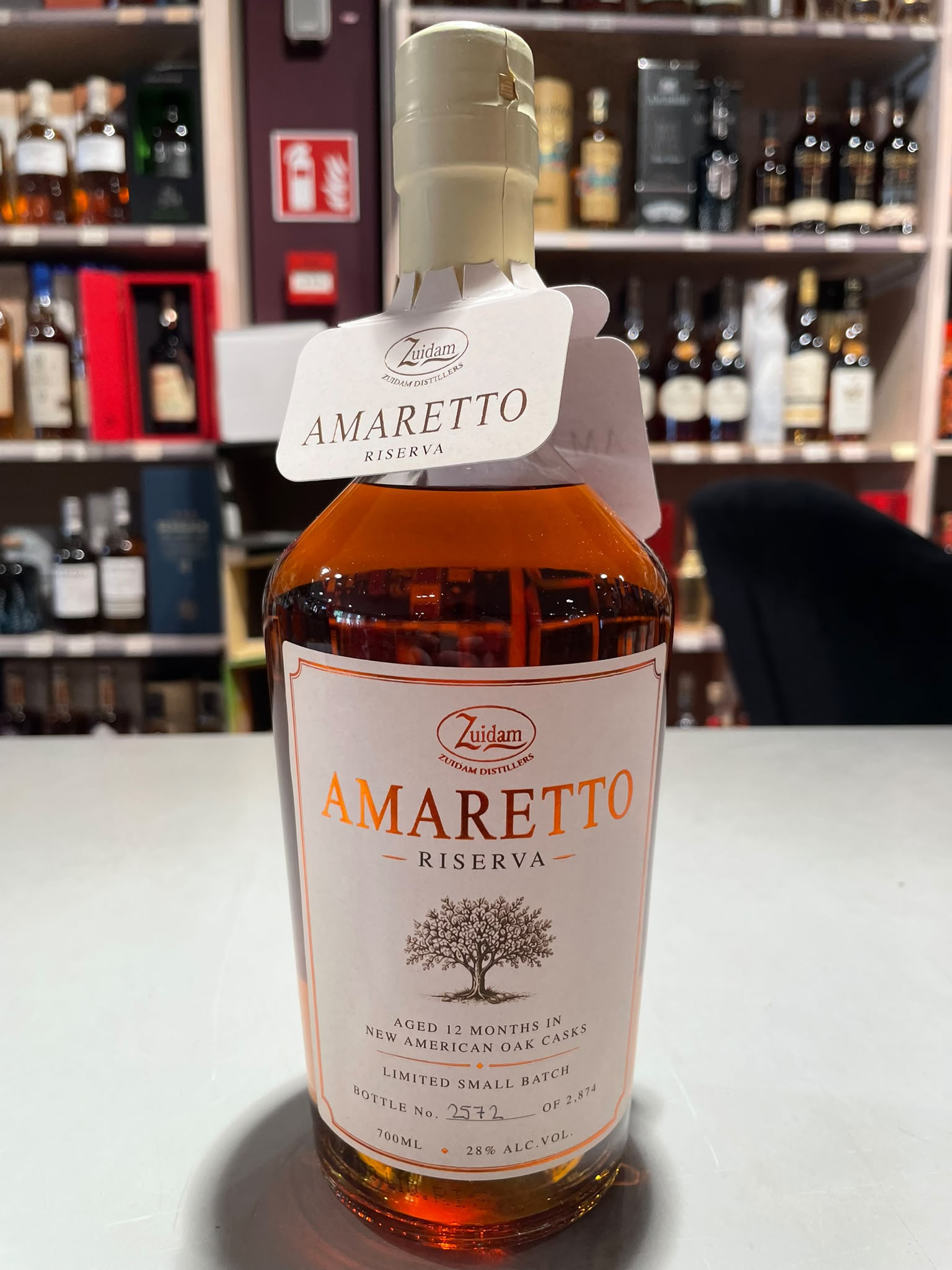 ZUIDAM Limited Edition Aged Amaretto 'Riserva' 28% Likeur 70cl
