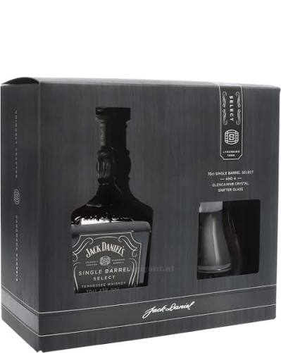 JACK DANIEL'S SINGLE BARREL 45% met glas