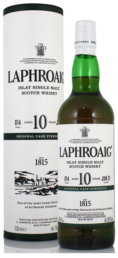 LAPHROAIG 10YO Cask Strength Batch 14 Islay Whisky 58,6% 70cl