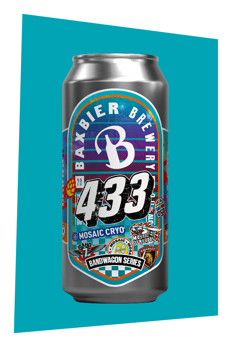 Baxbier BANDWAGON 433 8% New England Dipa 44cl can
