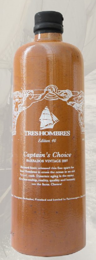 Tres Hombres 2020 Editie 40 CC Barbados Vintage 2007 50cl