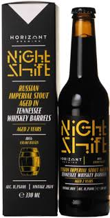 Horizont NIGHT SHIFT Tennessee Whiskey barrels 11,3% Russian Imperial Stout 33cl