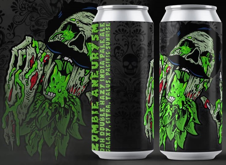 Beer Zombies ZOMBIE ANEURYSM 8,5% DDH Double NEIPA 47,3cl Can
