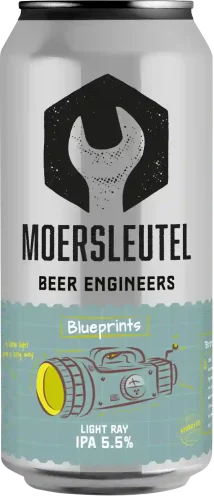 Moersleutel BLUEPRINTS LIGHT RAY 5,5% IPA 44cl can