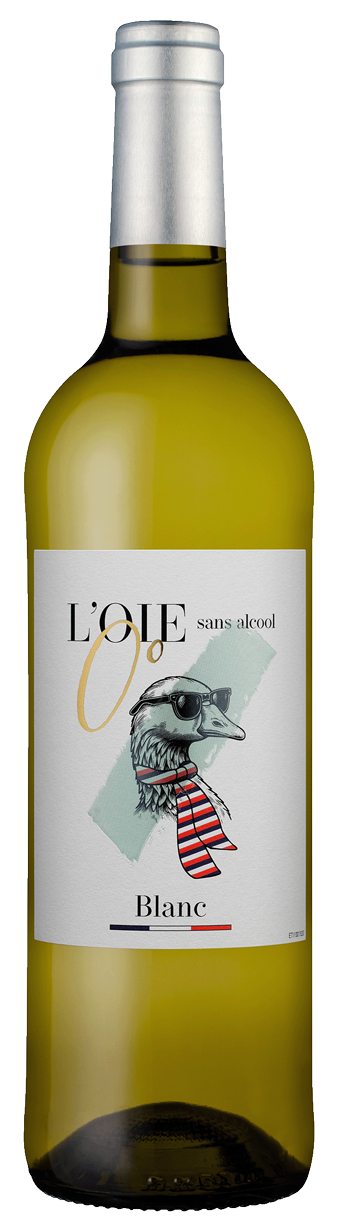 L'OLE Blanc alcohol free wijn 75cl