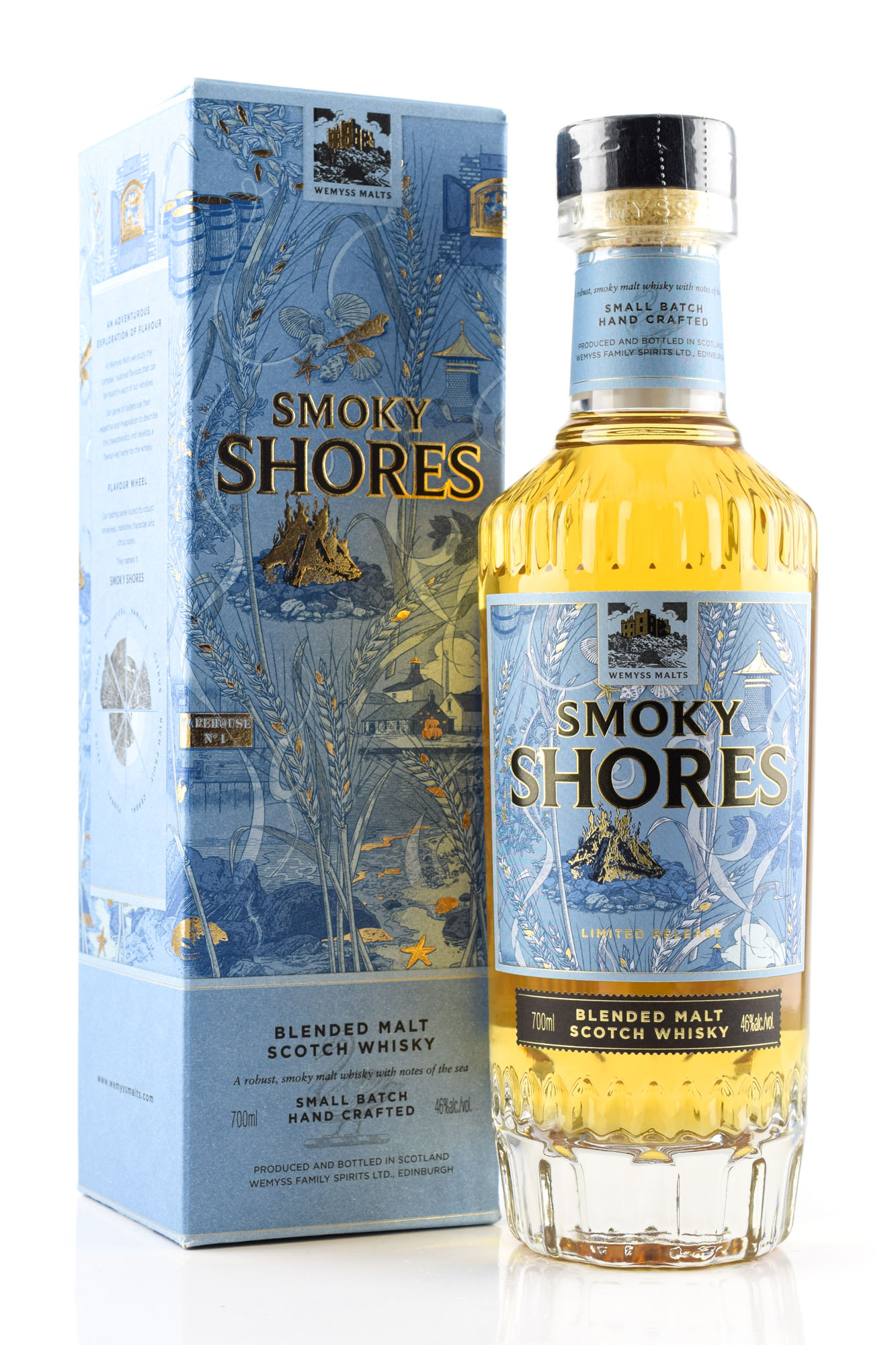 Wemyss Malts SMOKY SHORES 46% Blended Malt Scotch Whisky 70cl