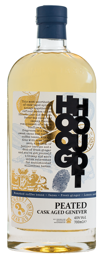 HOOGHOUDT Peated Cask Aged Genever 40% 70cl