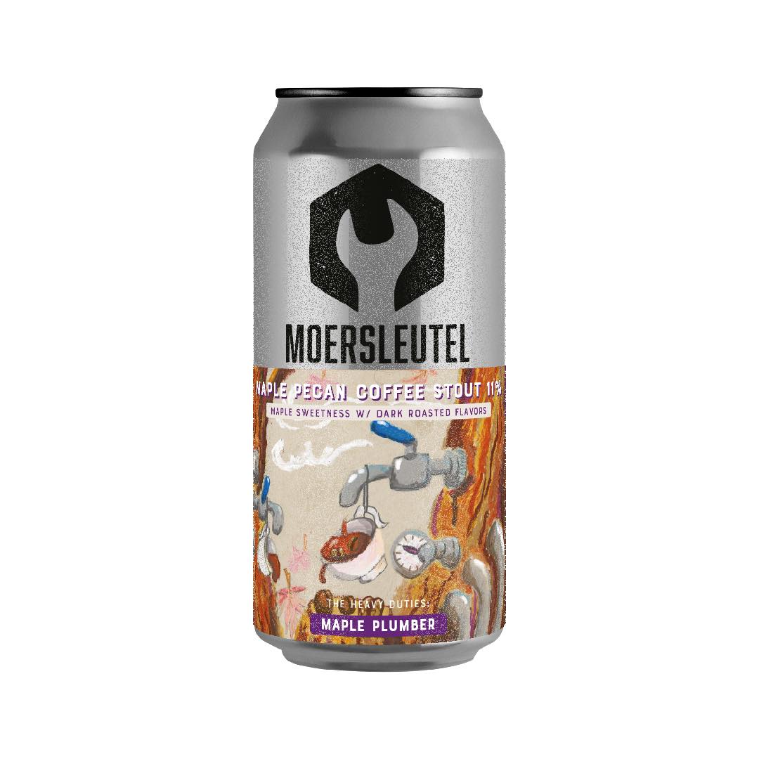 Moersleutel MAPLE PLUMBER 11% Maple Pecan Coffee Stout 44cl Can