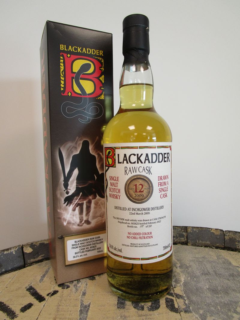 Blackadder Raw Cask INCHGOWER 2009 12YO 58% Whisky 70cl