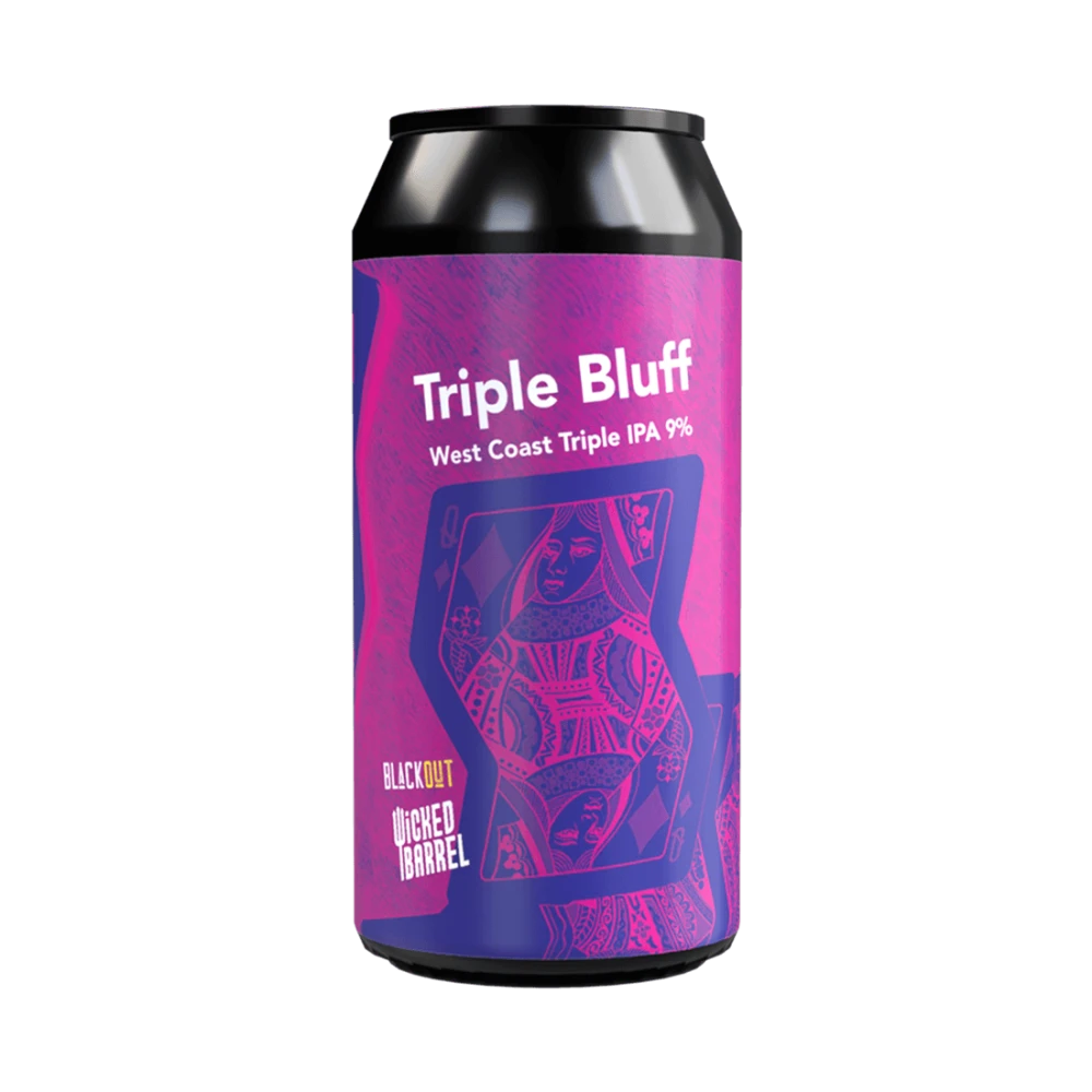 Blackout TRIPLE BLUFF 9% West Coast Triple IPA 44cl can
