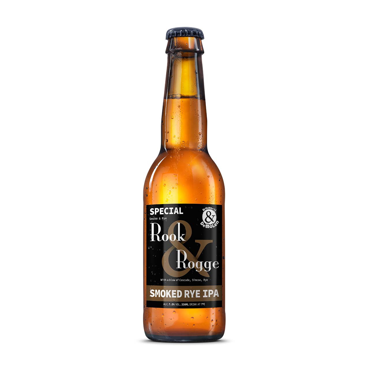 De Molen ROOK & ROGGE 7% Smoked Rye IPA 33cl