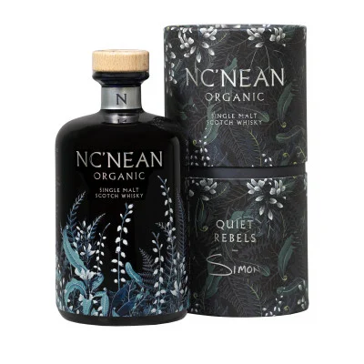 NCNEAN Quiet Rebels Simon 48,5% Organic Single Malt Scotch Whisky Stout Cask Finish 70cl