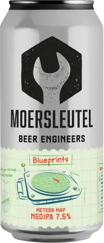 Moersleutel BLUEPRINTS METEOR MAP 7,5% NEDIPA 44cl can