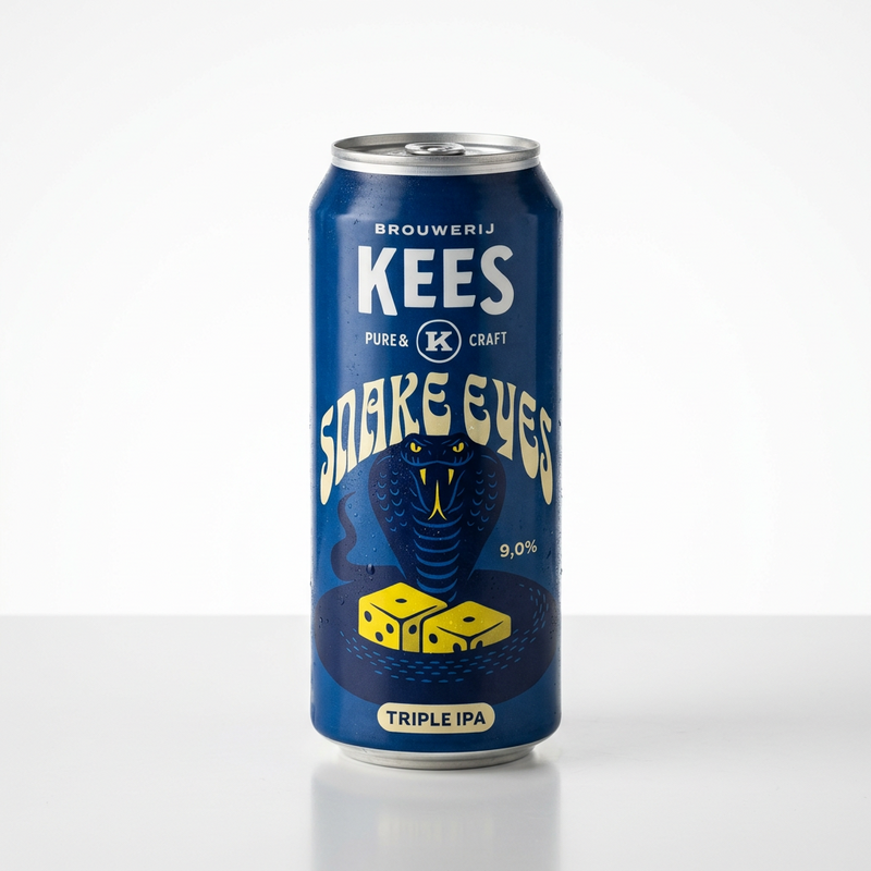 Brouwerij Kees SNAKE EYES 9% Triple IPA 44cl can