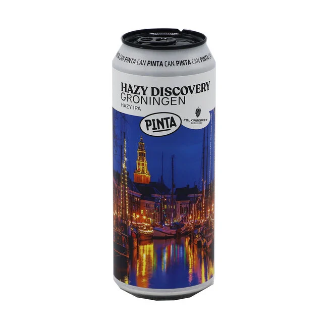 Browar Pinta DISCOVERY GRONINGEN collab Folkingebrew 6,5% Hazy IPA 50cl can
