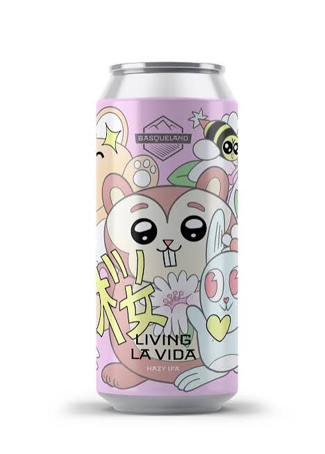 Basqueland LIVING LA VIDA 6% Hazy IPA 44cl