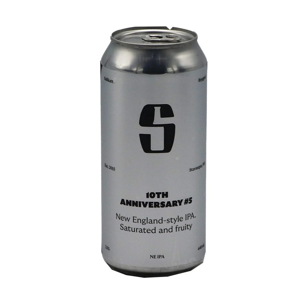 Salikatt 10th ANNIVERSARY #5 7,5% New England IPA 44cl can