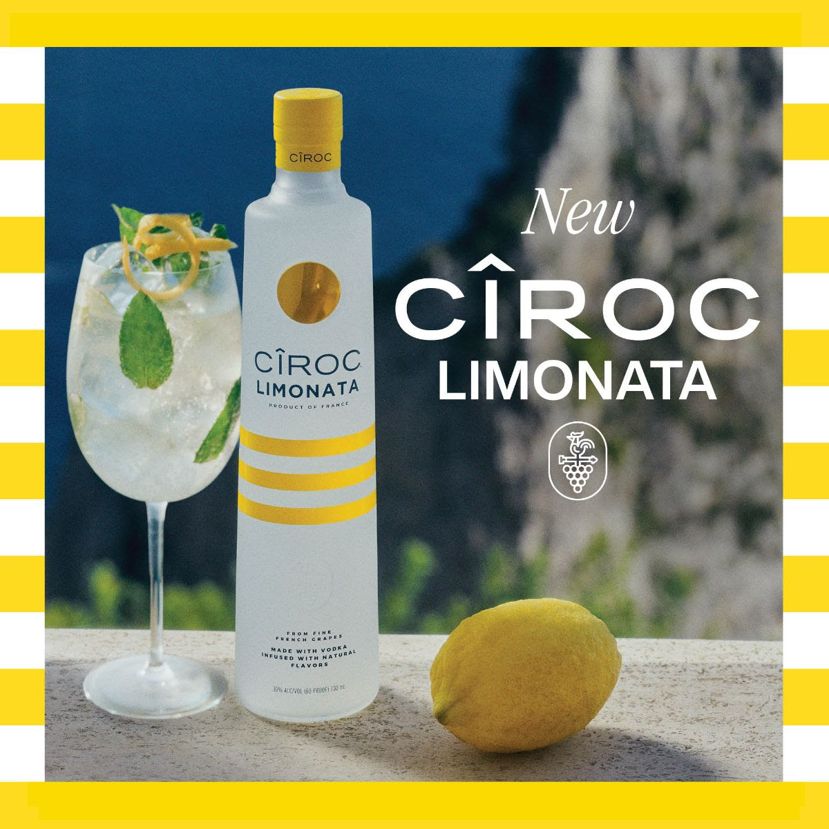 CIROC Wodka LIMONATA 37,5% 70cl