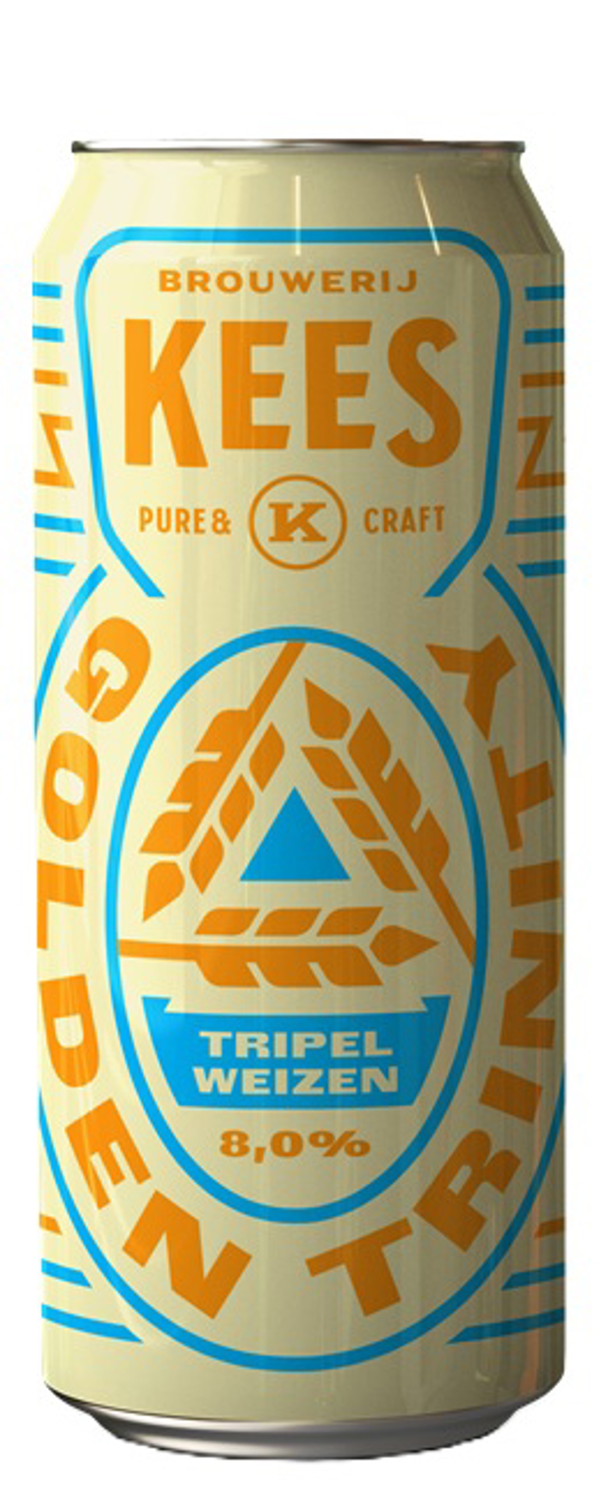 Brouwerij Kees GOLDEN TRINITY 8% Tripel Weizen 44cl can