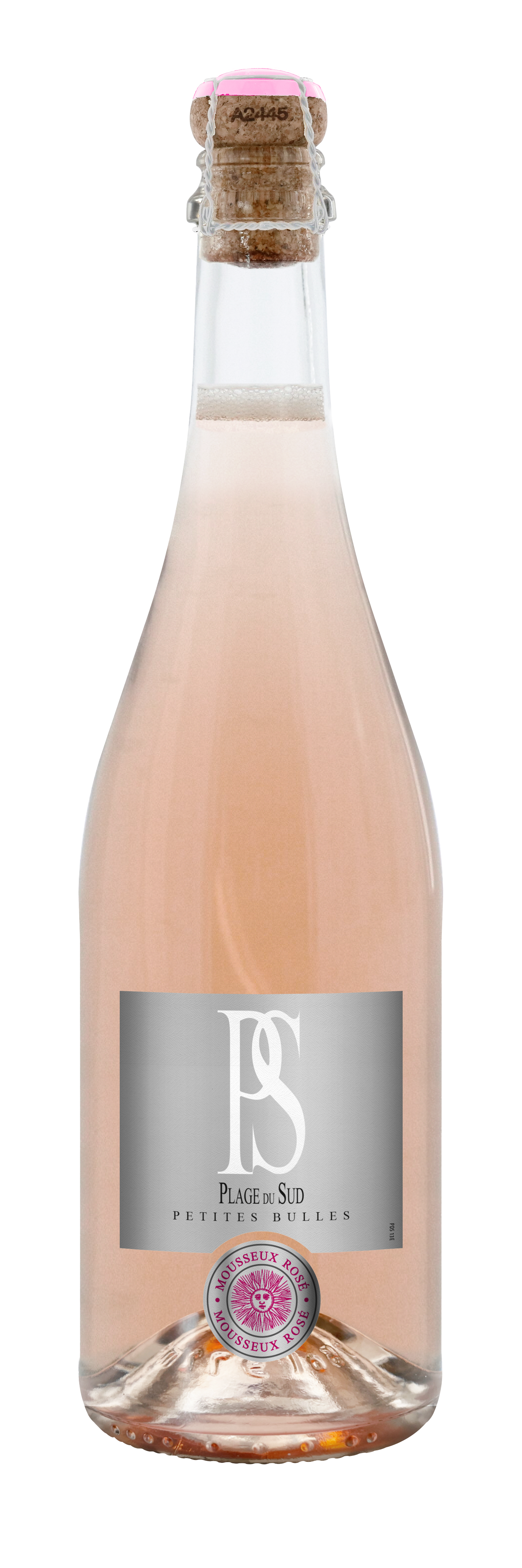 PLAGE DU SUD Petites Bulles 12% Mousseux Rose 75cl