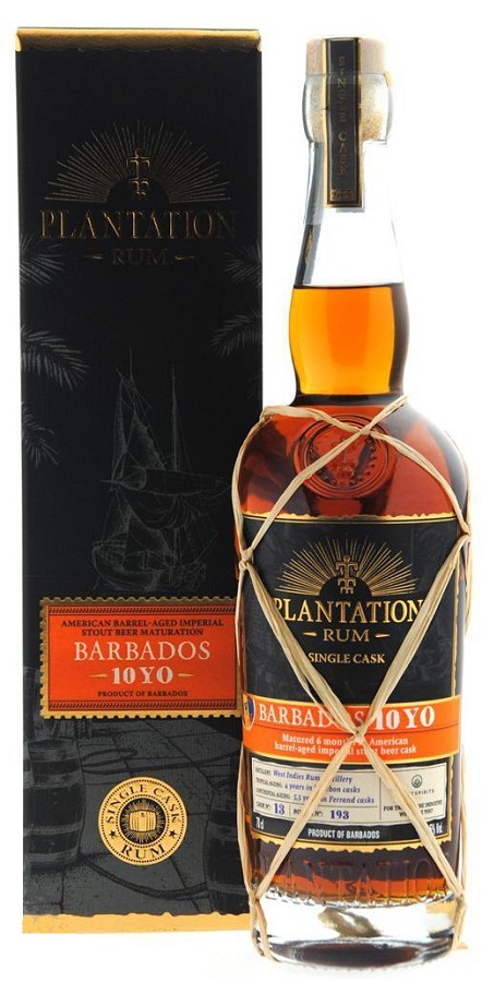 PLANTATION RUM Single Cask Barbados 2011 10YO American BA Imp. Stout 48,5% 70cl