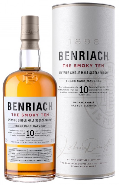 BENRIACH 10YO The Smokey Ten Speyside Whisky 46% 70cl