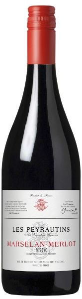 LES PEYRAUTINS Marselan-Merlot pays doc
