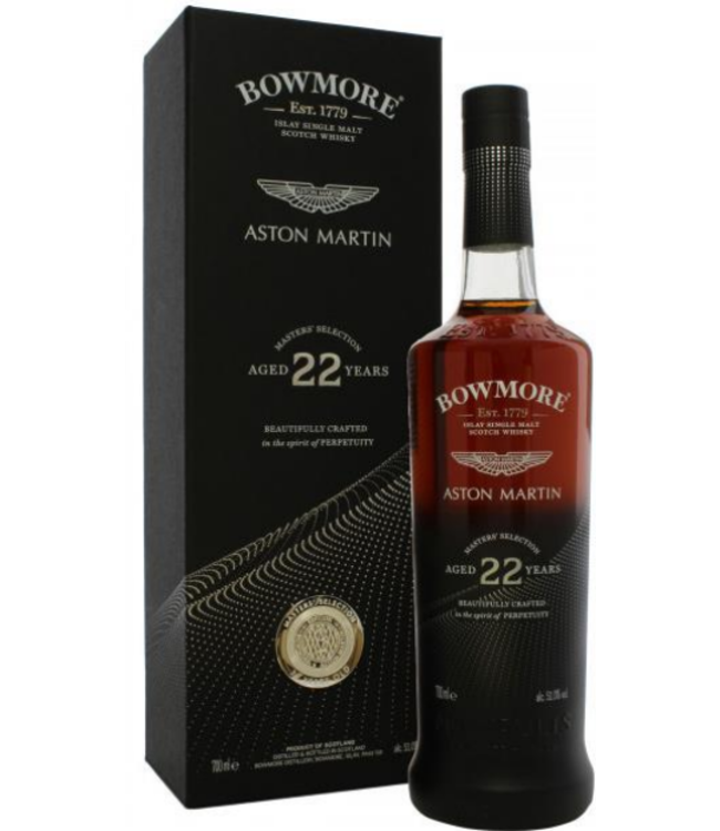 BOWMORE 22YO Aston Martin Masters Selection 3 51% Islay  Single Malt Whisky 70cl