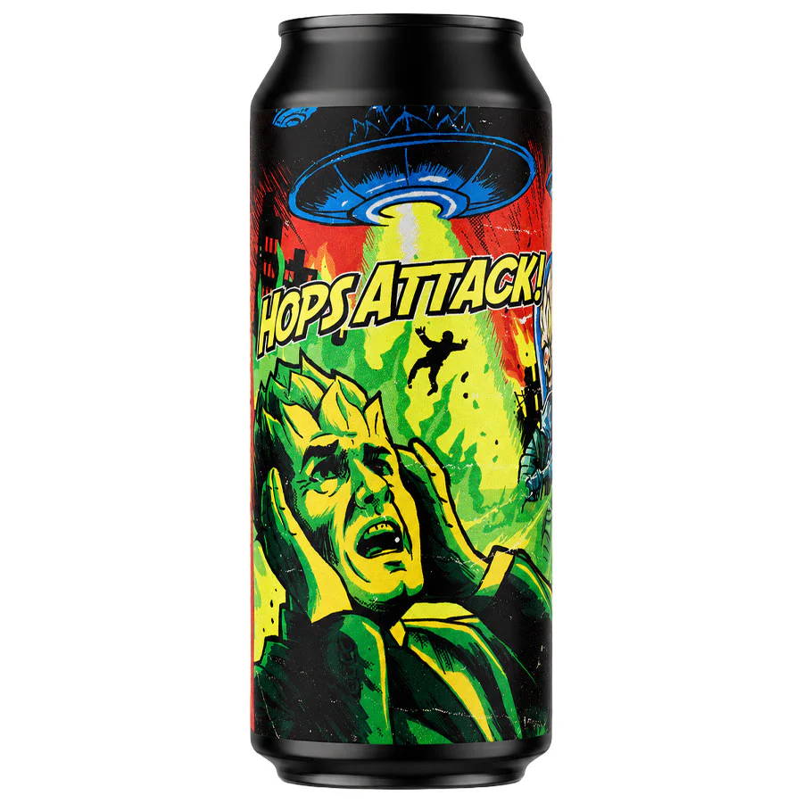 Seven Island HOPS ATTACK! 8% DDH Double New England IPA 44cl can