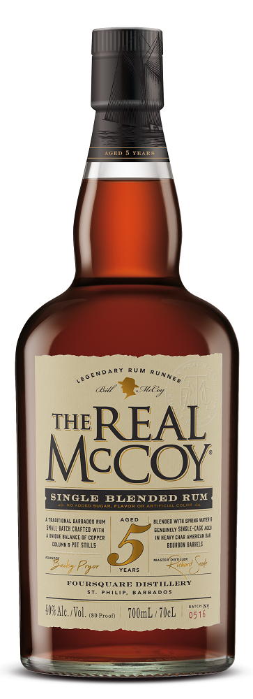 THE REAL MC COY Single Blended Rum 5YO 40% 70cl