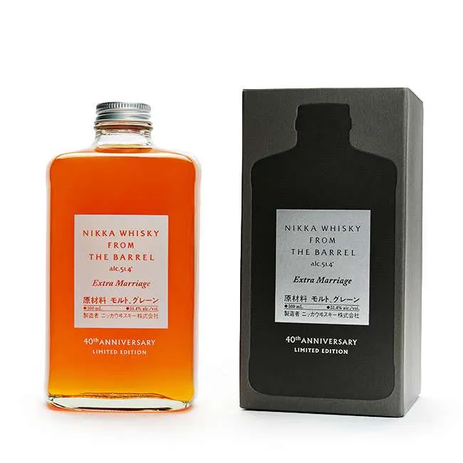 NIKKA From The Barrel EXTRA MARRIAGE 40th Anniversary Limited Edition 51,4% 50cl