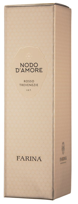 Farina NODO D'AMORE Rosso Magnum in giftbox Trevenezie