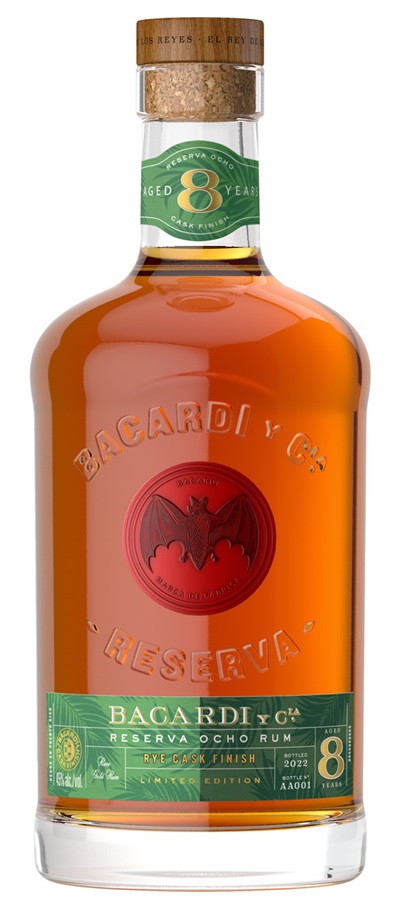Bacardi RESERVA OCHO 8YR Rye Cask Finish 45% 70cl