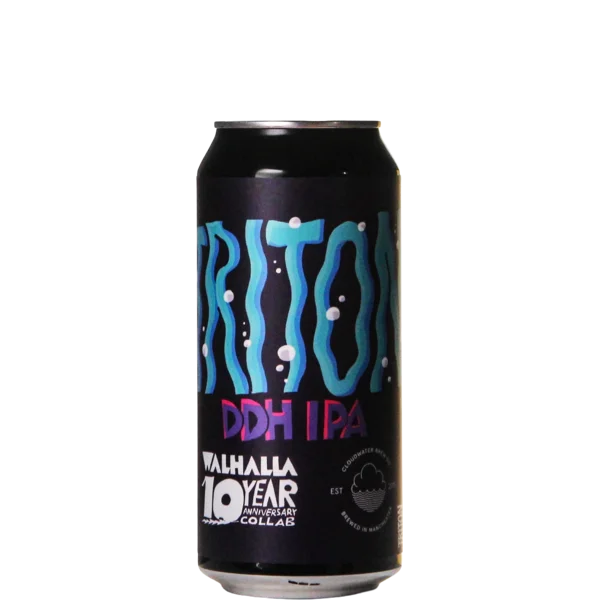 Walhalla TRITON collab Cloudwater 10 year anniversary collab 6,8% DDH IPA 44cl can