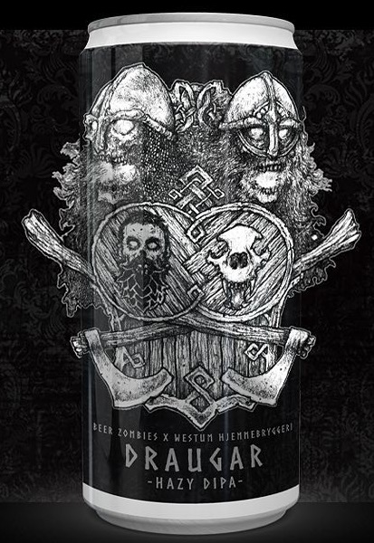 Beer Zombies Westum DRAUGAR 8,4% DDH Double Hazy IPA 47,3cl Can
