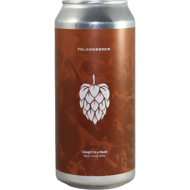 Folkingebrew CAUGHT IN AN MASH 8% West Coast DIPA 44cl can