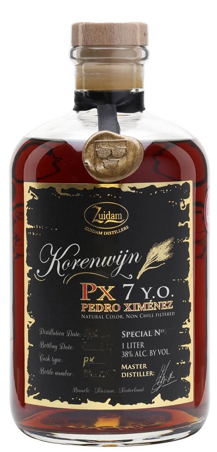 ZUIDAM 7YO Korenwijn PX Cask 38% 1 Liter
