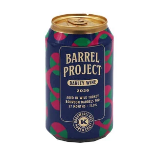 Brouwerij Kees BARREL PROJECT 2026 11% BA Wild Turkey Barley wine 33cl can