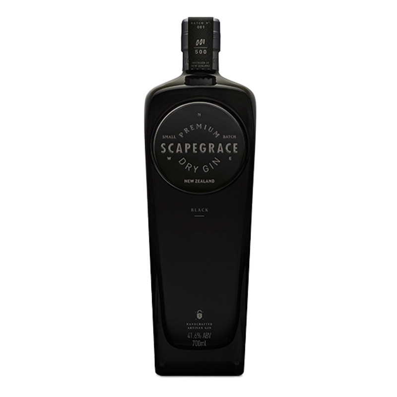 SCAPEGRACE Premium Black Gin 41,6% Nieuw Zeeland 70cl