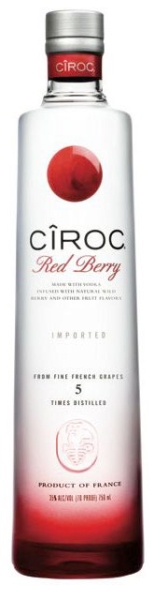 CIROC Wodka RED BERRY 37,5% 70cl