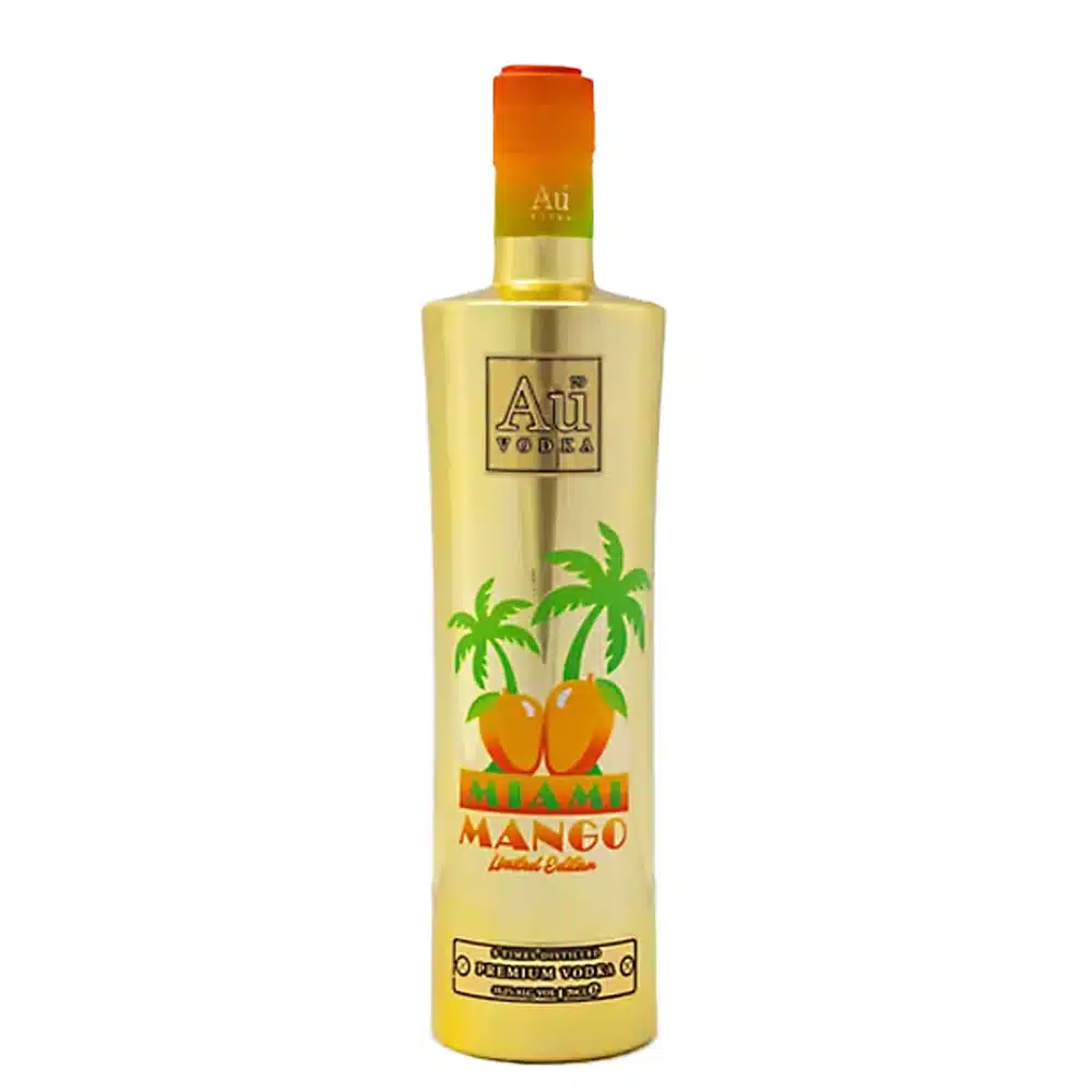 AU VODKA Miami Mango Limited edition 35,2% 70cl