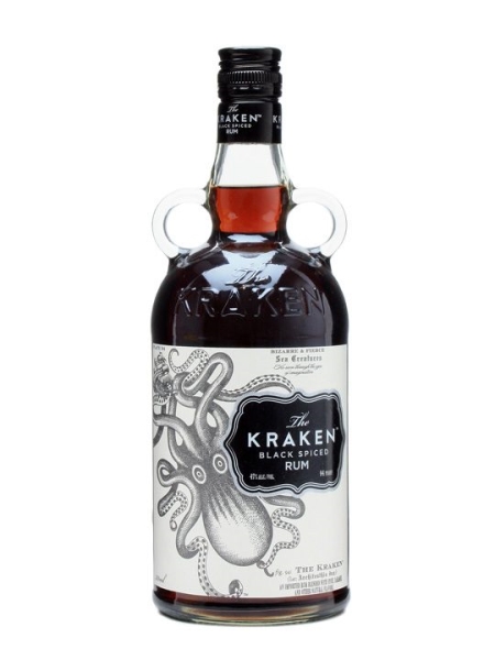 KRAKEN Black Spiced RUM 40% 70CL