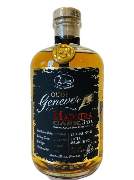 ZUIDAM Oude Genever 3YO Madeira Cask 38% 1L