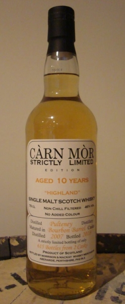 Carn Mor OLD PULTENEY 10 YO 46% 70CL