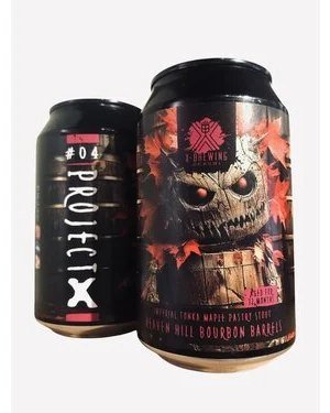 X-Brewing POJECT X #4 10% Heaven Hill Bourbon Barrels 33cl can