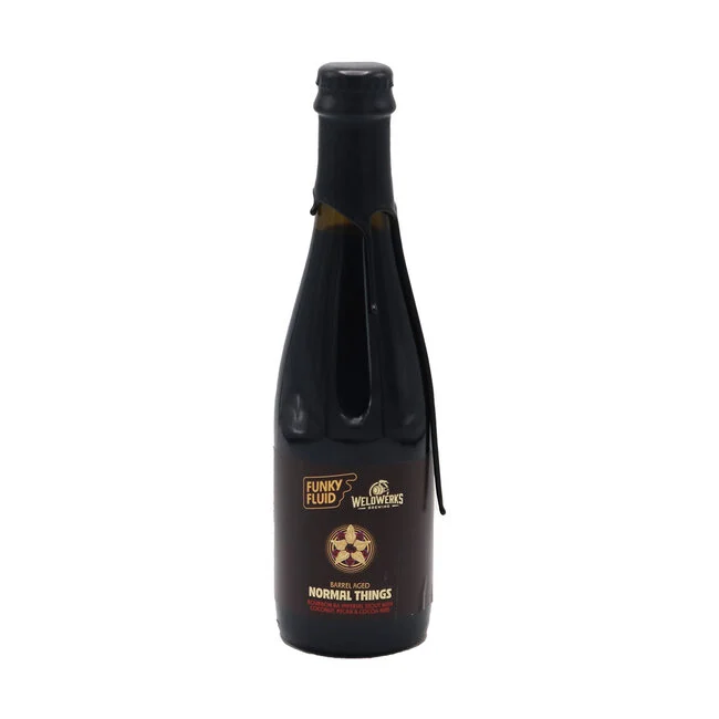 Funky Fluid NORMAL THINGS collab Weldwerks 14,5% Bourbon BA Imperial Stout with coconut, pecan and cacao nibs 37,5cl